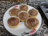 Magdalenas fit con canela y limón