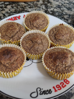 Una foto de Magdalenas fit con canela y limón