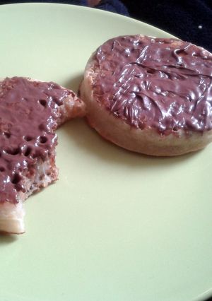 A picture of Nutella Crumpets.