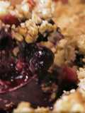 Crumble de uva com maçã