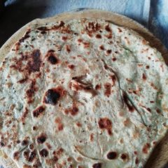 Masala paratha A picture of Masala paratha.
