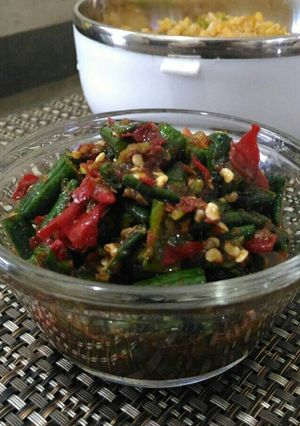Foto resep Sambal kencur kacang panjang