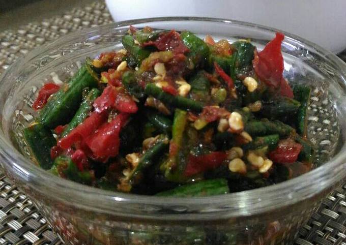 Resep Sambal Kencur Kacang Panjang Oleh Risya Cookpad