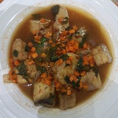 A picture of Vegetable Fish Peppersoup.