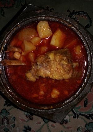 عکسی از دستور دیزی خوشمره😋