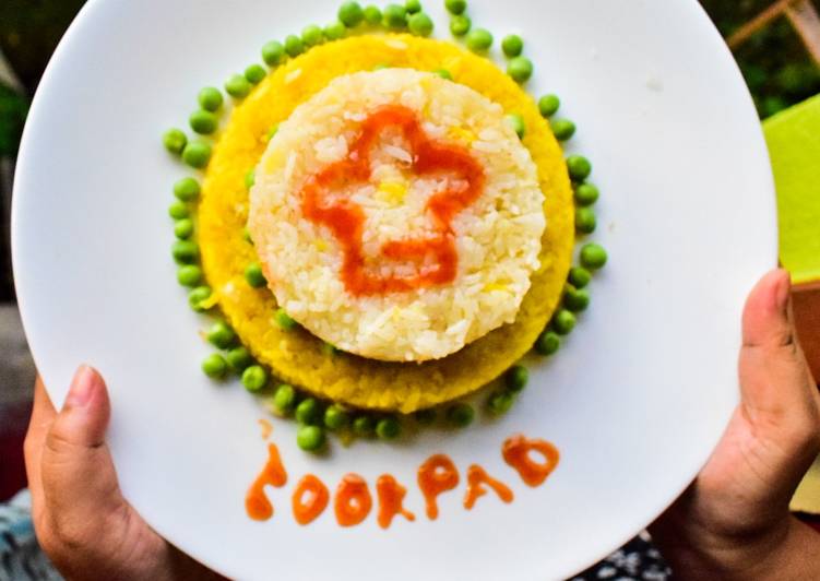 Step-by-Step Guide to Prepare Homemade Two Tier Pulao Cake With Edible Cookpad Logo