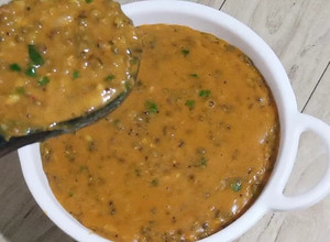 A picture of Dal Makhani Style Whole Green Moong Recipe.
