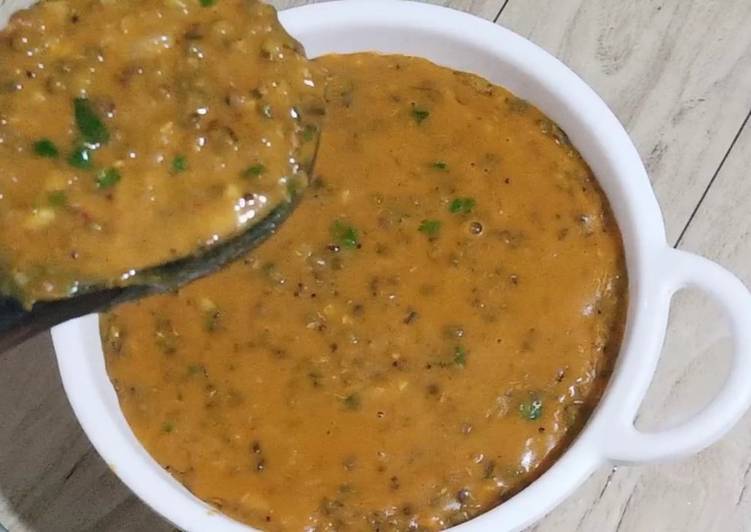 Recipe of Quick Dal Makhani Style Whole Green Moong Recipe