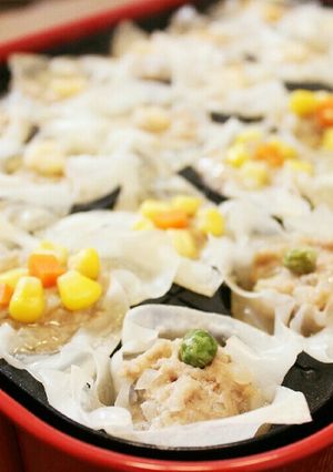 A picture of ✾Shumai in a Takoyaki Maker✾ (Low-Carb Version Available).
