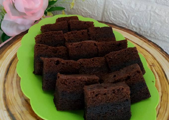  Resep  Brownies  Amanda  KW super 2 telur  lembut dan nyoklat 