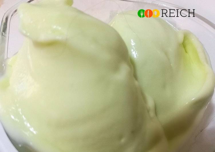 Helado de melón sin heladera