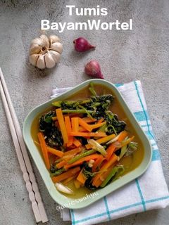 Foto resep Tumis Bayam Wortel
