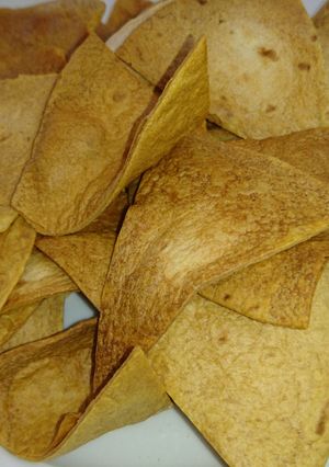 A picture of Air Fried Tortilla Chips.