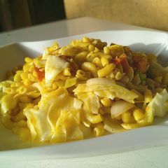 A picture of Stir fry mac.