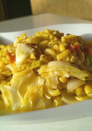 A picture of Stir fry mac.
