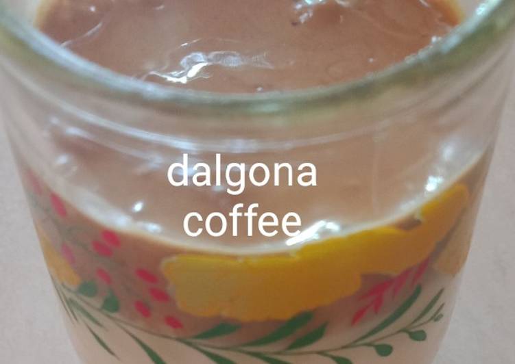 Dalgona coffee cepat saji