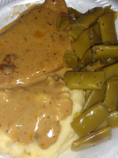 A picture of Smothered Pork Chops.