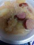 Sauerkraut, Apples, and Sausage