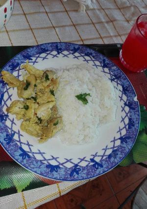 Una foto de Pollo con mostaza