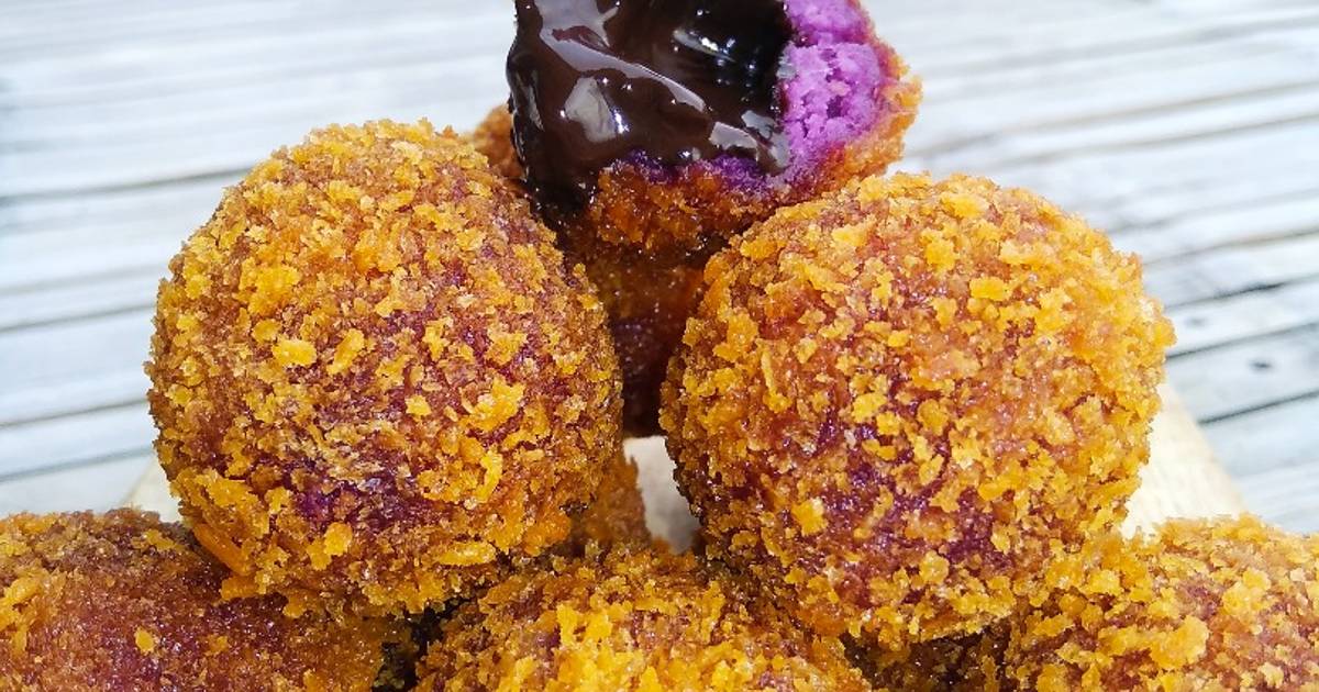 bola ubi coklat bola ubi coklat