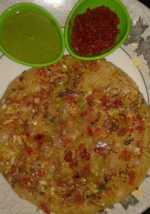 A picture of Oats uttapam.