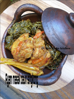 Foto resep Ayam masak daun singkong