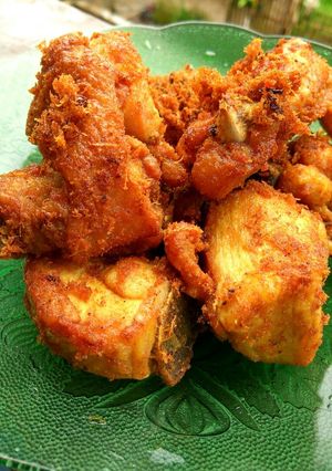 Foto resep Ayam goreng kunyit