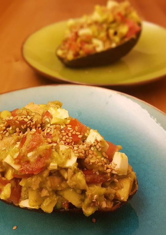 Una foto de Ensalada libanesa de aguacate