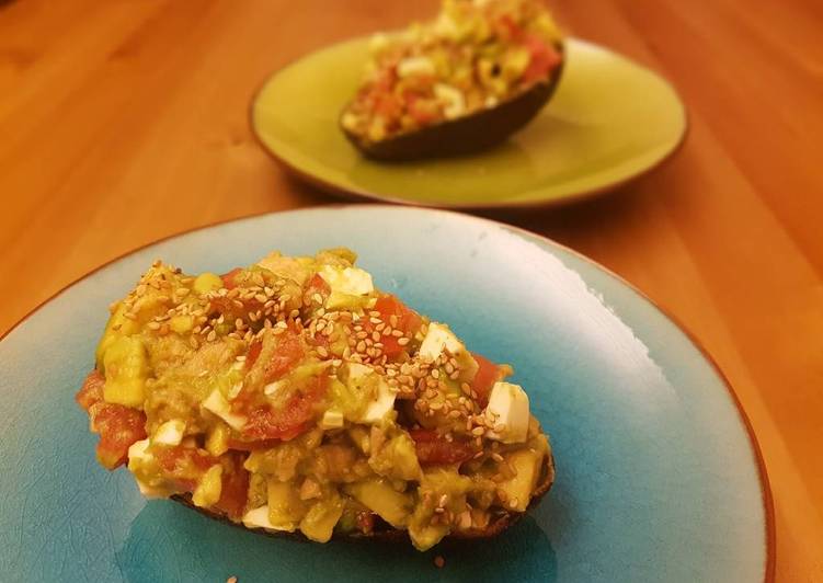 Ensalada libanesa de aguacate