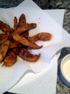 A picture of Chicken Strips.