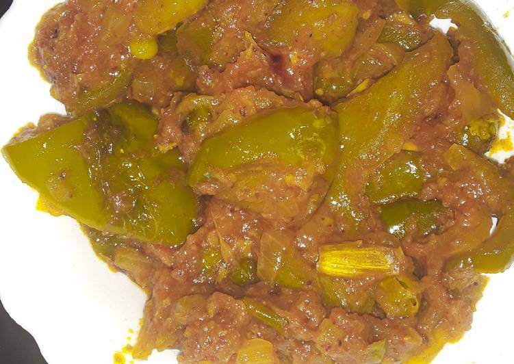 Step-by-Step Guide to Make Favorite Masala capsicum ki sabzi