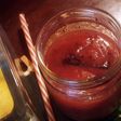 Agua de sandía, limón y arándanos