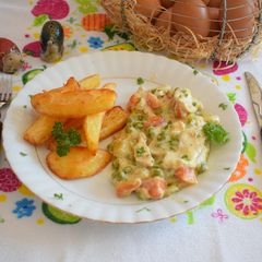 A picture of Healthy vegetable chicken breasts.