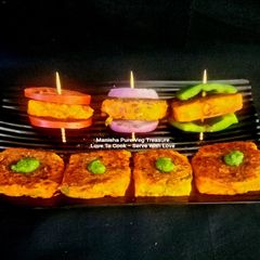 A picture of Mix Veg Besan Chilla Bread Bites - 25 Minutes Breakfast.