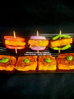 A picture of Mix Veg Besan Chilla Bread Bites - 25 Minutes Breakfast.