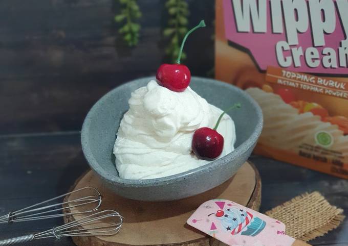 Resep 221. Membuat WHIPPED CREAM Dari WHIPPING CREAM BUBUK Oleh Ibu ...