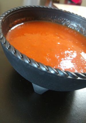 Una foto de Salsita roja cocida