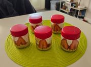 Une photo de verrine avec chantilly au mascarpone