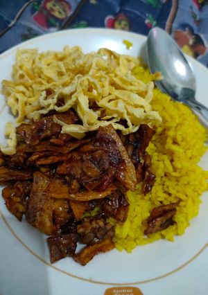 Foto resep Kering tempe & kentang (cocok untuk nasi kuning)
