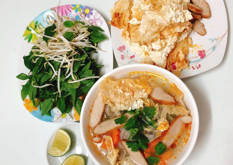 Bánh canh nấm chả 🍄