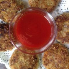 A picture of Sama ke chawal ki tikki.