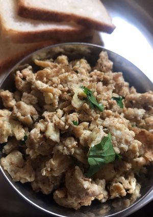 A picture of Egg bhurji.
