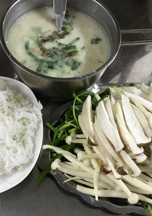 Hình của món Lẩu chao.