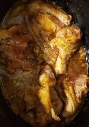 A picture of Crockpot BBQ Quick and Easy Chicken.