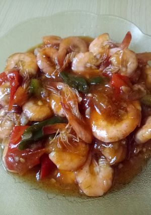 Foto resep Udang asam manis