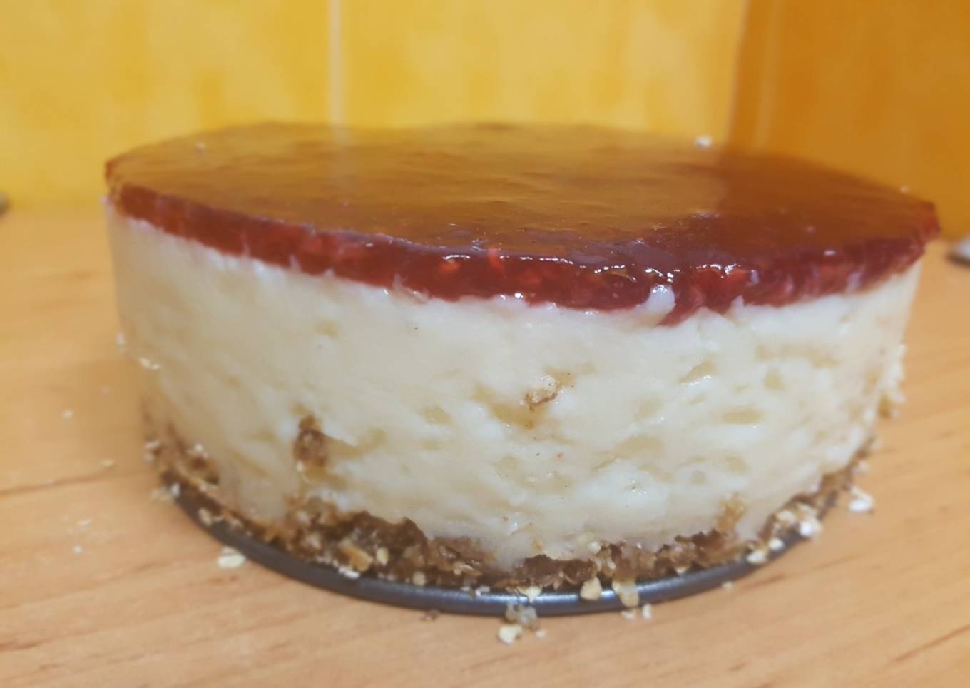 Tarta de arroz con leche
