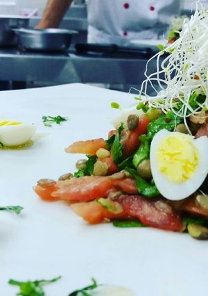 Una foto de Ensalada de lentejas