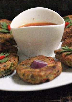 A picture of Oats Tikki.