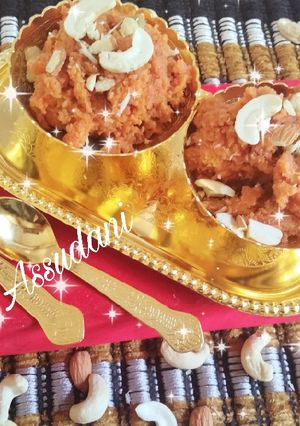 A picture of 😋 Carrot pudding/gajar ka halwa 🥰🥰🥰.