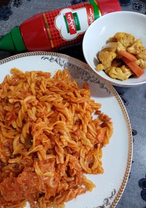 عکسی از دستور ماکارونی